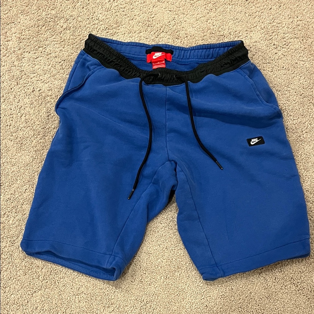 Nike Royal Blue Tech Fleece Casual Shorts